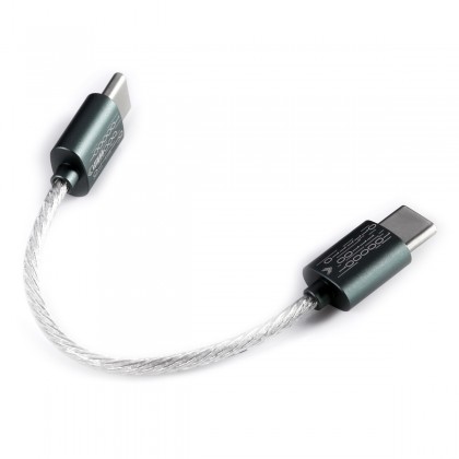 DD TC05 Câble USB-C Cuivre OCC Plaqué Argent OTG 8cm