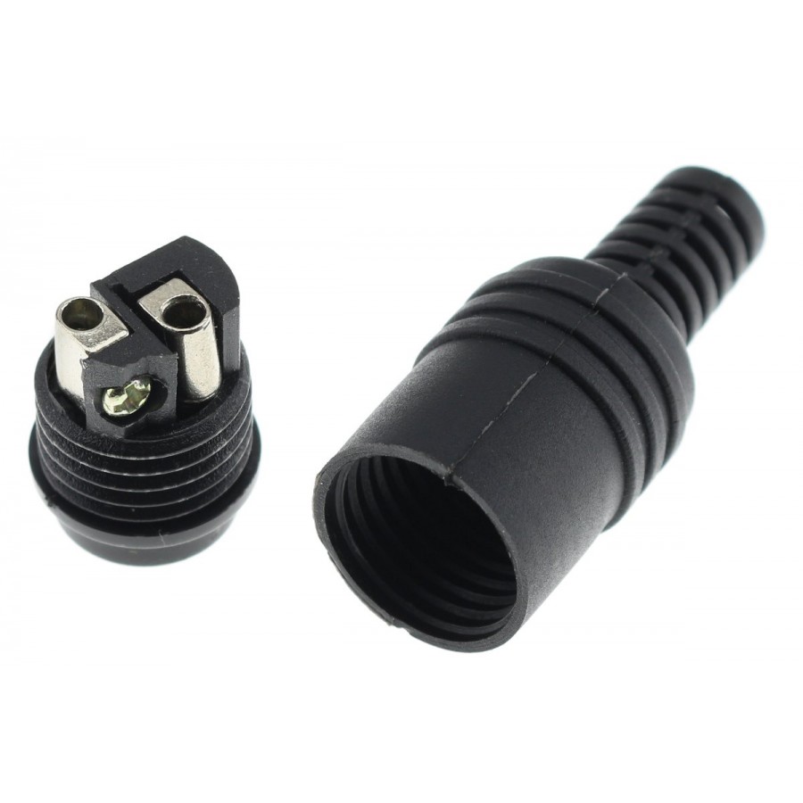 Fiches DIN femelle pour Hautparleurs à souder Ø4mm (La Paire) Audiophonics