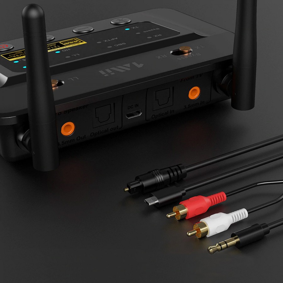Récepteur émetteur Bluetooth 5.0 3-en-1, adaptateur audio sans fil Isobel  3,5 mm pour casque TV PC système de sons à la maison et voiture