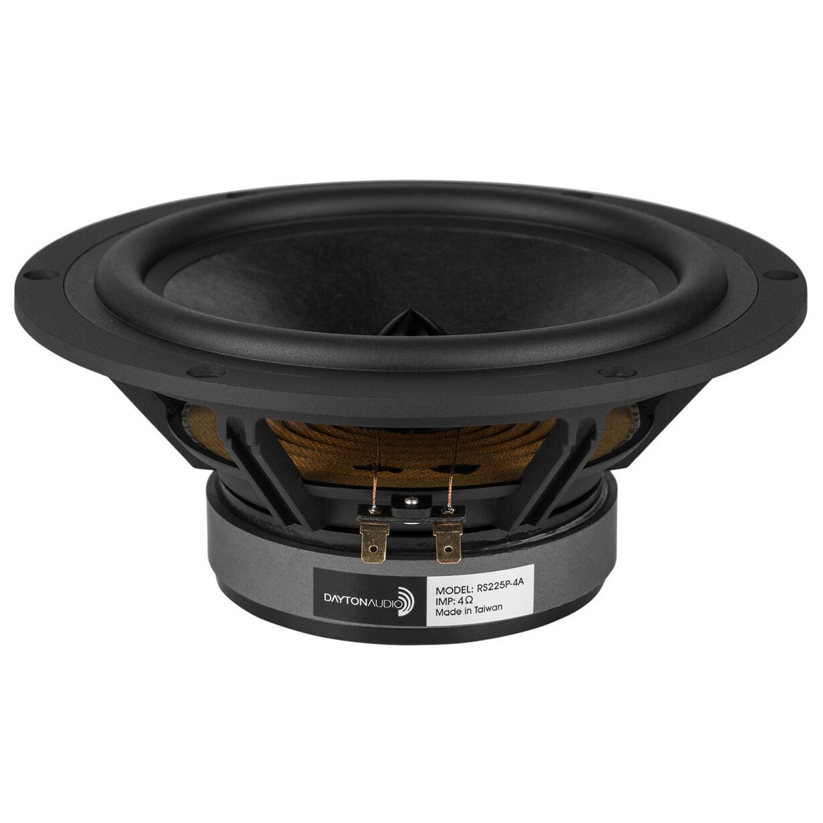 DAYTON AUDIO RS225P-4A Haut-Parleur de Grave Papier 80W 4Ω 93dB 35Hz - 5500Hz Ø20.3cm