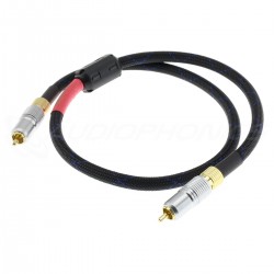 Coaxial Cable OFC Copper Gold Plated Shielded 0.75m