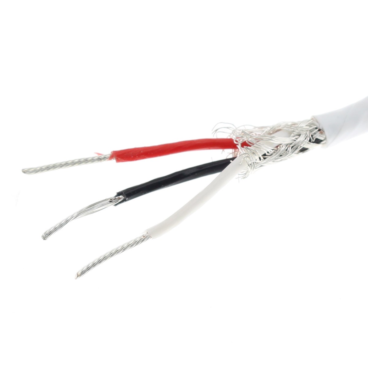 Balanced Interconnect Cable Silver Plated Copper PTFE 3x0.25mm² Ø3.5mm