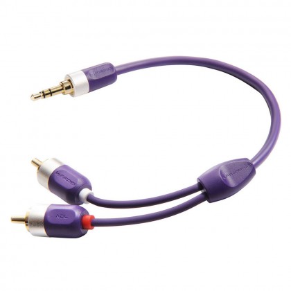 FURUTECH ADL ID-35R JACK 3,5 M - 2 RCA stéréo Plaqué Or 1.20m