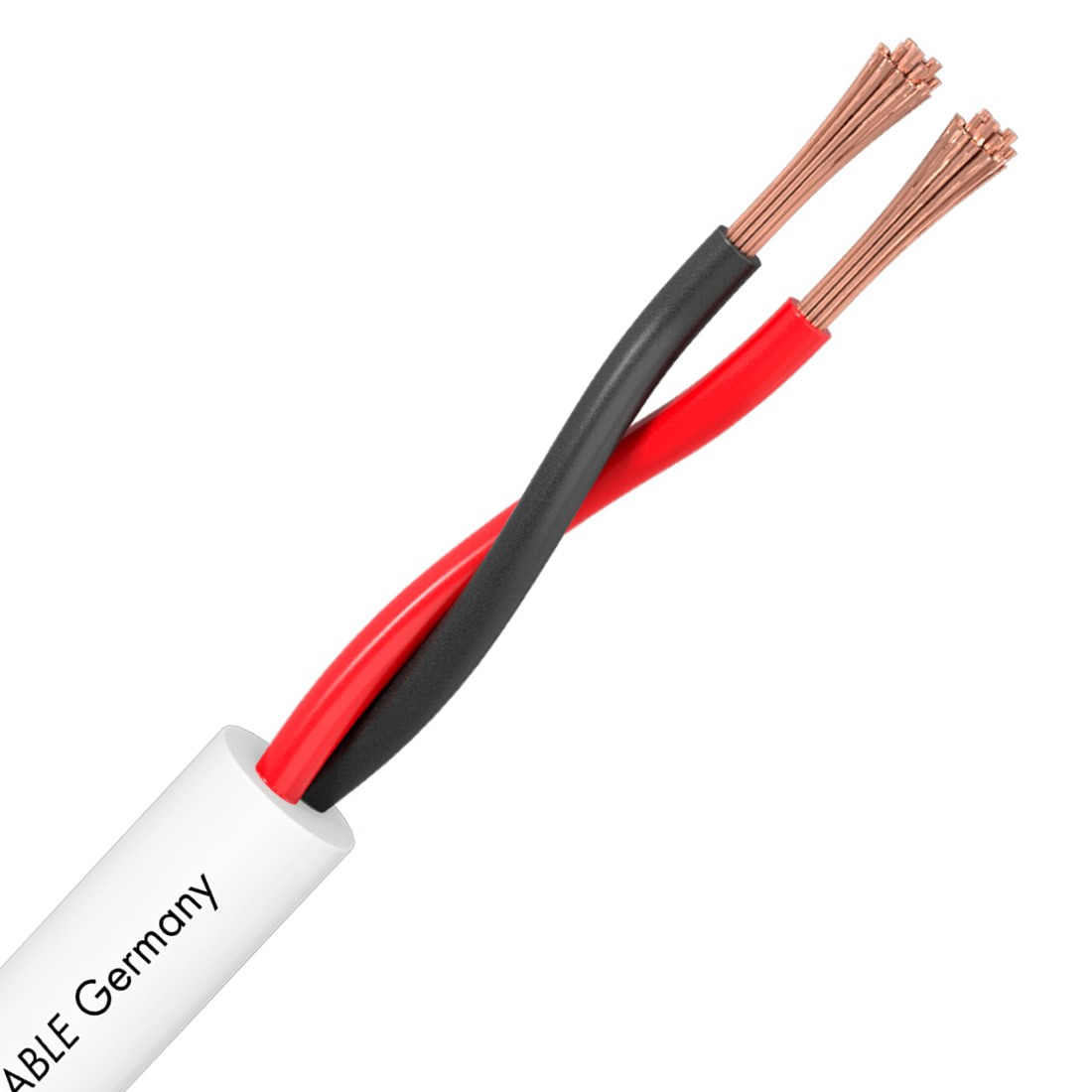SOMMERCABLE MERIDIAN SP225 Câble HP OFC Blanc 2x2.5mm² Ø7.8mm