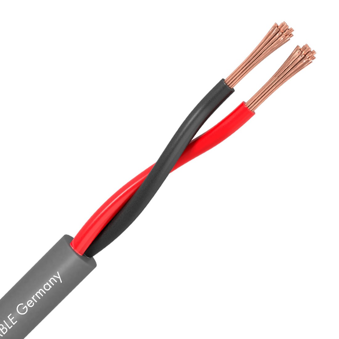 SOMMERCABLE MERIDIAN SP215 Câble Haut-Parleur Cuivre OFC 2x1.5mm² Ø6.8mm