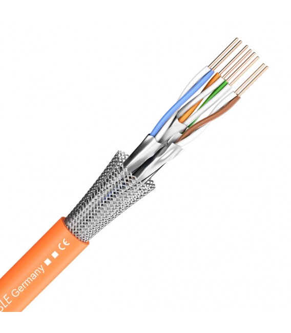 Sommercable Mercator Cat7 Ether Cable Ofc 4x2x0 25mm O 7mm Audiophonics