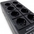 LUDIC HEIMDALL Filtered Power Distributor 8 Sockets Aluminum Black