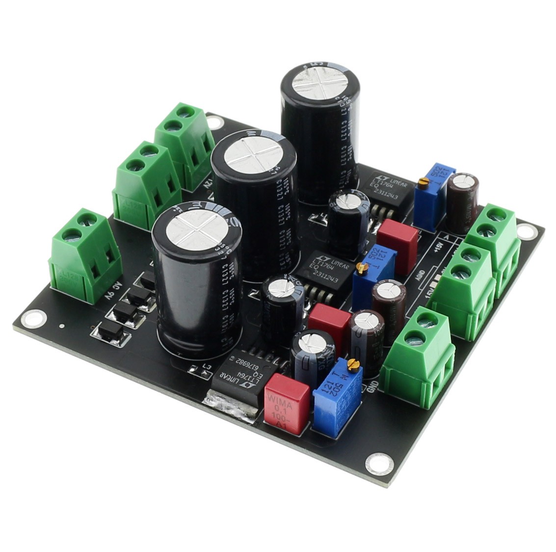 Power Supply Board LT1764A +/-15V 2x15V 5V