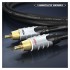 HICON Ambience Series Cable RCA - RCA Gold Plated 24K 0.75m