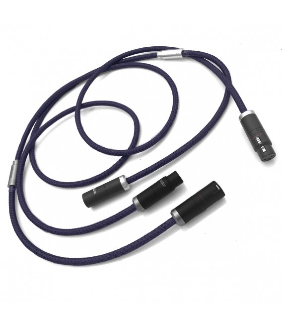 Câbles De Modulation RCA-RCA Cuivre Pur Plaqué Argent 0.75m  La Paire P 15875