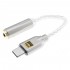 Adaptateur DAC ES9280C PRO USB-C vers Jack 3.5mm Hi-Res 32bit 384kHz DSD256