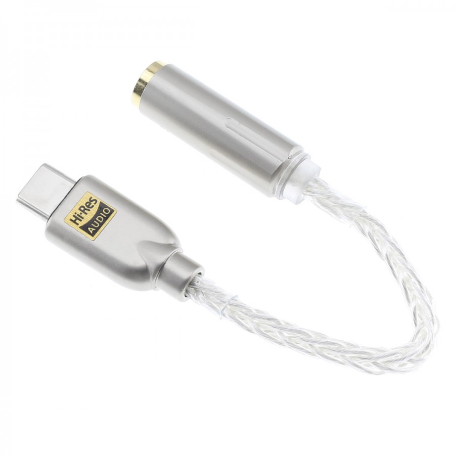 Adapter Male USB-C to Female Jack 3.5mm / USB-C - Audiophonics