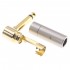 Jack 6.35mm Mono Connector Angled Gold Plated Ø8mm
