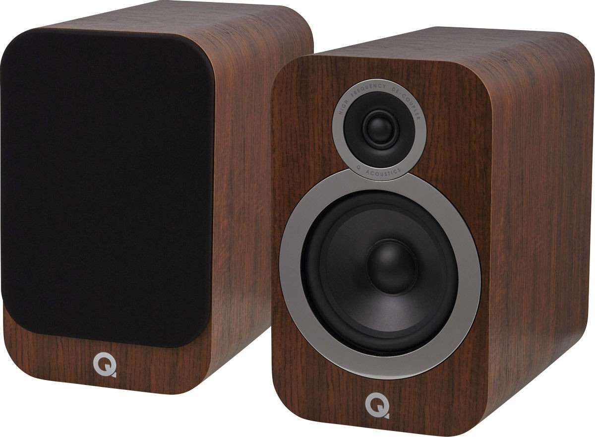 Q ACOUSTICS 3030i Bookshelf Speaker 2 Way 88dB 46Hz - 30kHz Walnut (Pair)