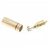 Male RCA Connectors Gold Plated Ø6mm (Pair) Golden
