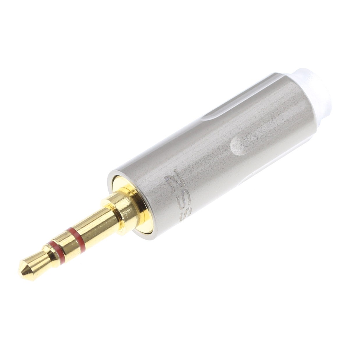 Stereo Male Jack3.5mm Connector Gold Plated Ø6mm