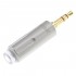 Stereo Male Jack3.5mm Connector Gold Plated Ø6mm