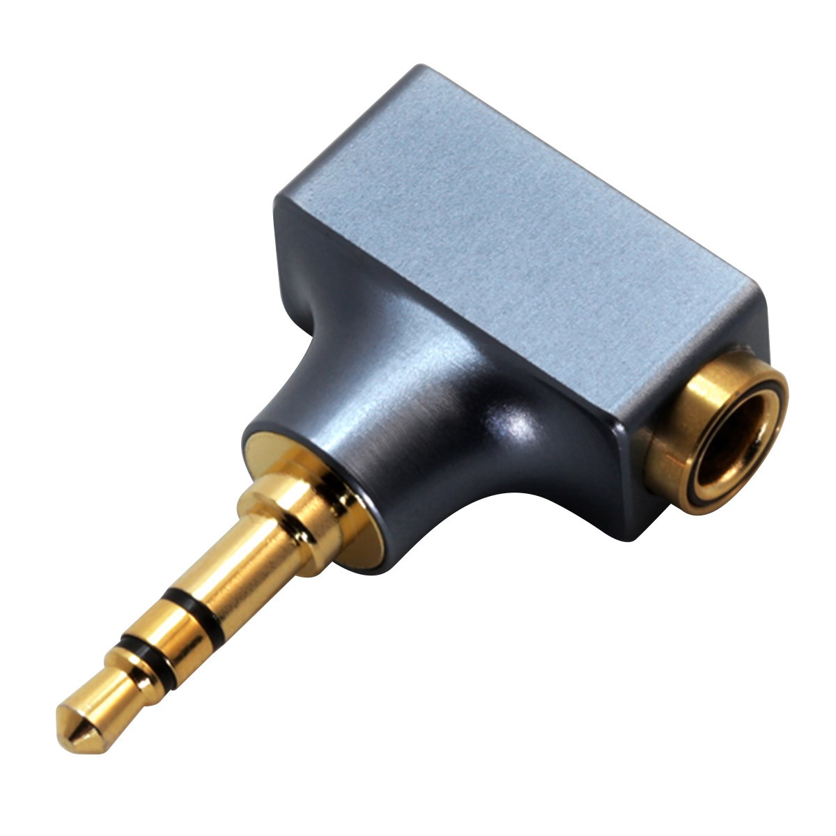 DD DJ44C MKII Adaptateur Jack 4.4mm Symétrique Femelle vers Jack 3.5mm Asymétrique Mâle Plaqué Or