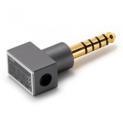 DD DJ44C MKII Adaptateur Jack 4.4mm Symétrique Femelle vers Jack 3.5mm Asymétrique Mâle Plaqué Or