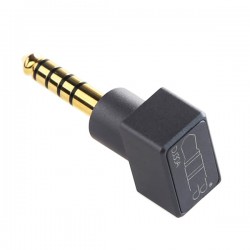 DD DJ30A Female Jack 3.5mm to Male Balanced Jack 4.4mm Adapter Gold Plated
