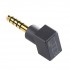DD DJ30A Female Jack 3.5mm to Male Balanced Jack 4.4mm Adapter Gold Plated