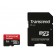 TRANSCEND Carte Mémoire Micro SDHC Class 10 8Gb + Adaptateur