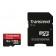 TRANSCEND Carte Mémoire Micro SDHC Class 10 16Gb + Adaptateur