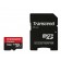 TRANSCEND Carte Mémoire Micro SDHC Class 10 8Gb + Adaptateur