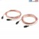 AUDIOPHONICS Speakers cables 2 Pin DIN for Bang & Olufsen / NAIM (Pair) 3m