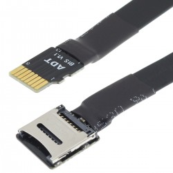 ADT-LINK Extension Male Micro SD to Female Micro SD Shielded 15cm