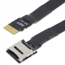 ADT-LINK Rallonge Micro SD Mâle vers Micro SD Femelle Blindé 15cm