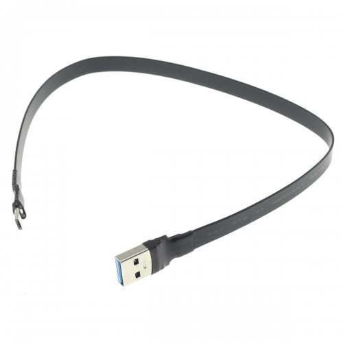 USB Cable eboxer-1 1.8M Left Angled USB Cable for Mobile HD Date Transmission Electronic Equipment 