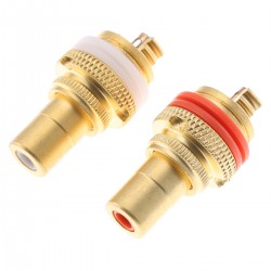 RCA Plugs Gold Plated (Pair)