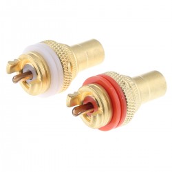 RCA Plugs Gold Plated (Pair)