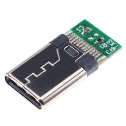 Connecteur USB-C 4 PIN Mâle DIY