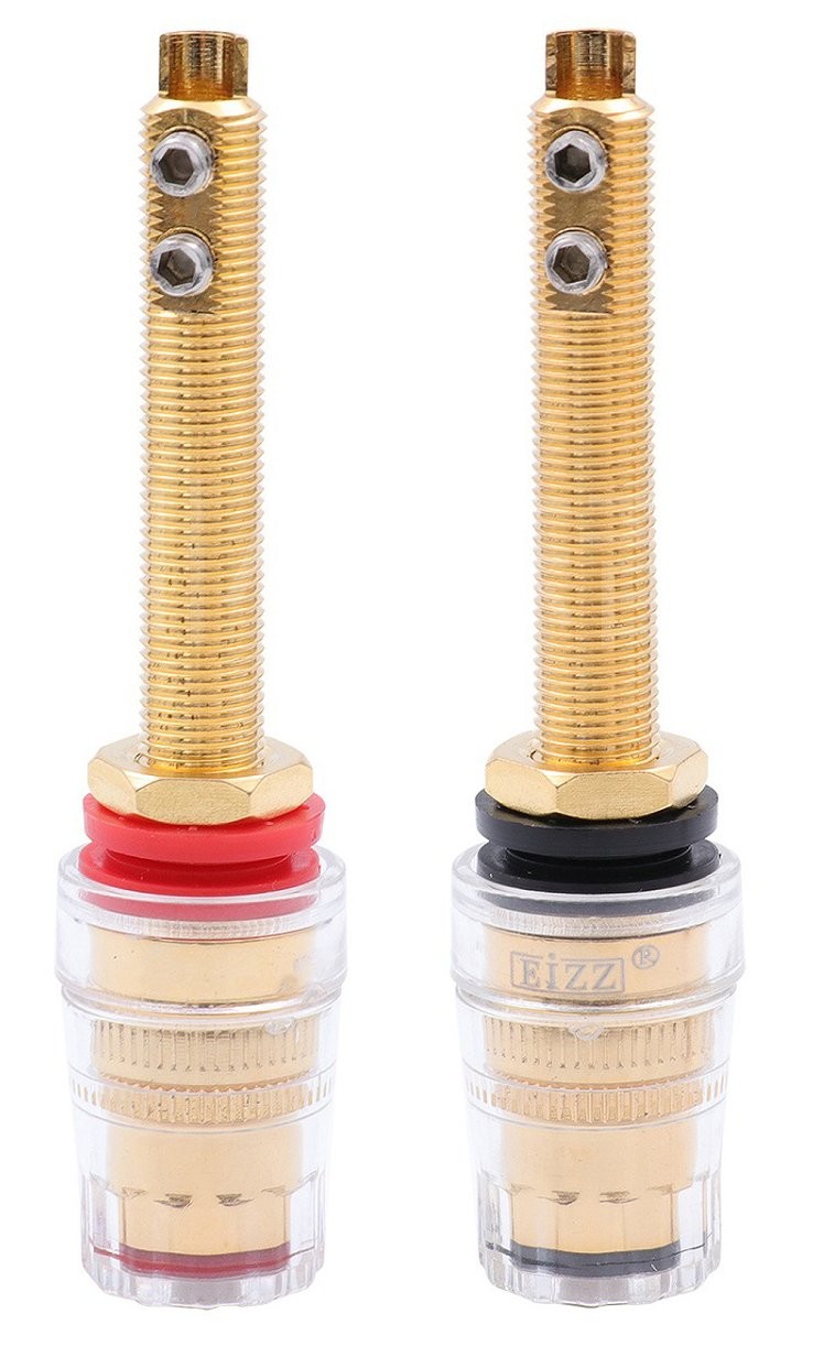 EIZZ EZ-403 Gold plated Speaker Binding posts (Pair)