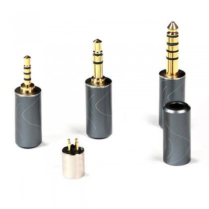 OEAUDIO MULTI-PLUG Set of Interchangeable 2.5mm / 3.5mm / 4.4mm Jack Connectors