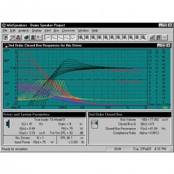 TRUE AUDIO WINSPEAKERZ Simulation Software for Speaker Design