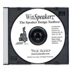 TRUE AUDIO WINSPEAKERZ Logiciel de Simulation pour Conception d'Enceintes