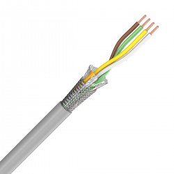 SOMMERCABLE CONTROL FLEX Câble de transfert I2S 4x0.25mm² Ø 4.7mm