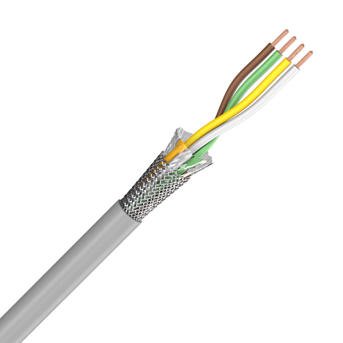 SOMMERCABLE CONTROL FLEX Câble de transfert I2S 4x0.25mm² Ø4.7mm