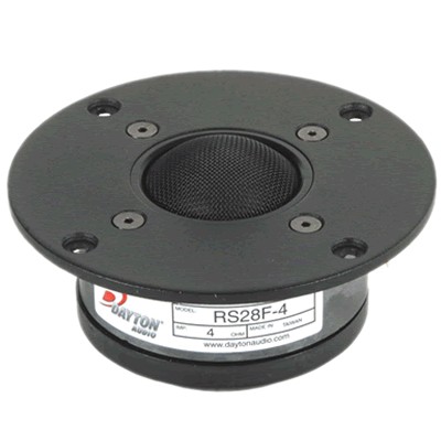 DAYTON AUDIO RS28F-4 Reference Silk Dome Tweeter 4 Ohm Ø28mm