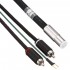 FURUTECH AG-12 Phono Cable 5 Poles DIN - 2x RCA Silver Plated Copper 1.2m