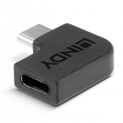 LINDY USB-C Female USB-C to Male USB-C Angled Adapter