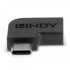 LINDY USB-C Female USB-C to Male USB-C Angled Adapter