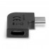 LINDY USB-C Female USB-C to Male USB-C Angled Adapter