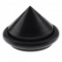 Spikes M3 Aluminum Rubber Ø31x21mm Black (Unit)