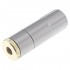 Female Balanced Jack 4.4mm Connector Gold Plated Ø8mm