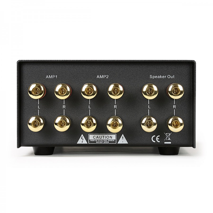 thumbnail image 2 of Dynavox AMP-S MKII Amplifier/Speaker Switch Box – Silver, 2 Input / 2 Output 2 of 5