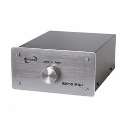 DYNAVOX AMP-S MKII Commutateur Sélecteur Audio pour Enceintes / Amplificateurs Noir